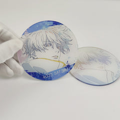 Jujutsu Kaisen Acrylic Coaster with Gojou Satoru Design