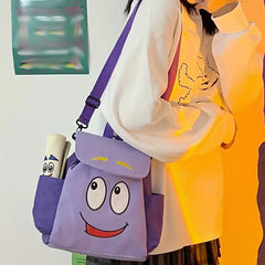 Cartoon One-Piece Backpack for Kids Grades 1-6