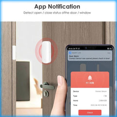 Smart WiFi Door Window Sensor for Intrusion Detection