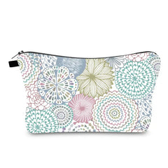 Floral Pattern Travel Makeup Bag and Accessories Pouch