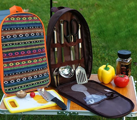 Outdoor Activities Chopping Board Knife Set