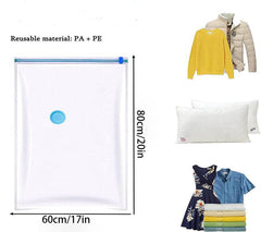 Vacuum Storage Bags for Comforters and Clothes (1/2/4 Pack)