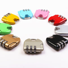 Mini Metal Bottle Lock with Code for Luggage and Drawers