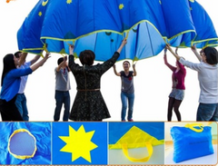 1.8m Star and Moon Rainbow Umbrella for Outdoor Play