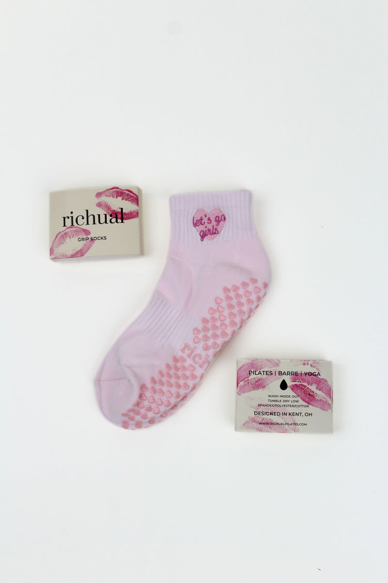 Let's Go Girls Grip Socks