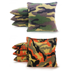 Set of 8 Regulation Duck Cloth Cornhole Bags - Corn-filled