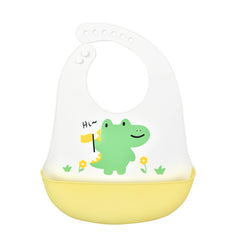 3D Baby Waterproof Silicone Bib for Feeding Kids