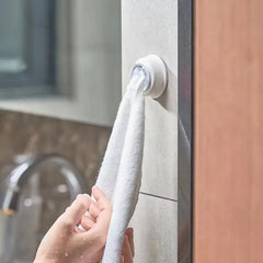 2pcs Creative Punch-Free Kitchen Towel Rack Hooks