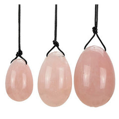 Natural Rose Quartz Egg Massage Stone for Women