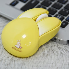 M6 Wireless Silent Mouse - Cute Rabbit Design for Women