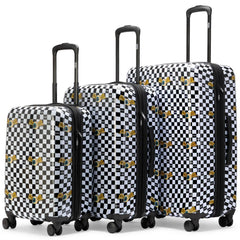 Kustom Kulture 3-Piece Expandable Hardside Spinner Luggage Set