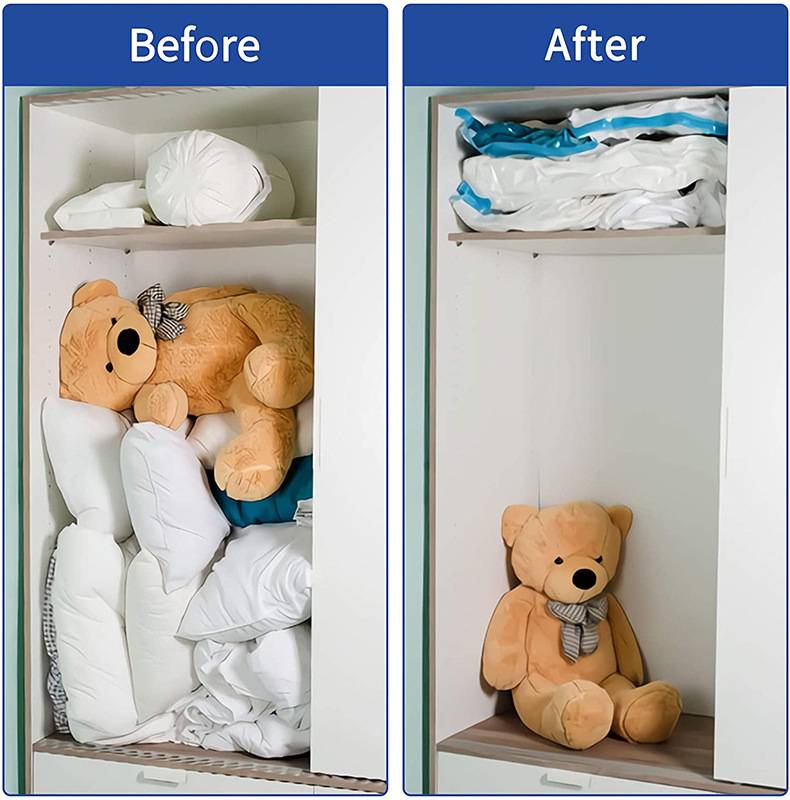 Vacuum Storage Bags for Comforters and Clothes (1/2/4 Pack)