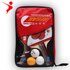 REGAIL 8010 Table Tennis Racket Set with 3 Balls