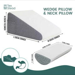Triangle Sponge Bedside Cushion