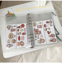 A5 Frosted Heart Loose Leaf Album for Photos