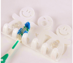 Cute Creative Smile Face Suction Toothbrush Holder
