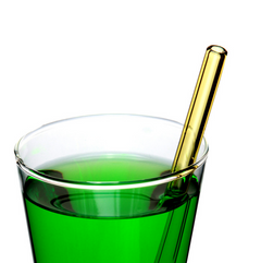 Transparent Glass Straws - Colorful and Heat-Resistant