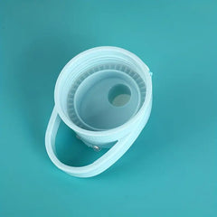 Portable Leak-Proof Gradient Letter Print Water Bottle