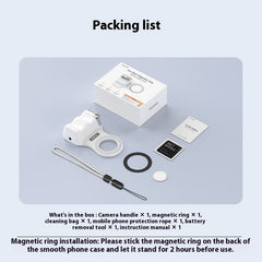 Magnetic Bluetooth Camera Handle for Phones