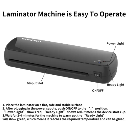 Quick Warm Laminator for Documents