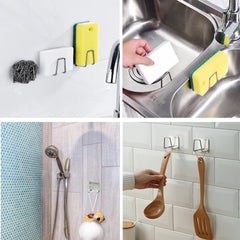 Self-Adhesive Sponge Rack for Kitchen Sink - 304 Steel