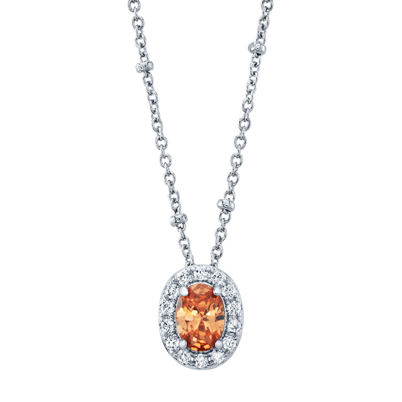 Topaz Birthstone Necklace