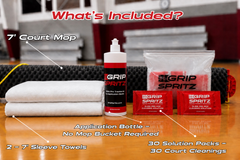 Grip Spritz Basketball Court Mop | Complete Court Cleaning System