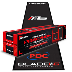 Winmau Pro Zone Precision Blade 6 Soft Feel Dart Mat & Integrated Oche