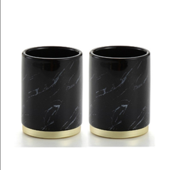 High-End Ceramic Bathroom Accessory Set (5 Pieces)