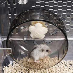 Silent Transparent Hamster Running Wheel Treadmill