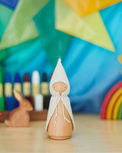Colors of the Week Wooden Gnome Set