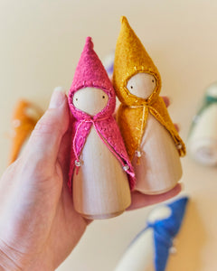 Purple Wooden Gnome