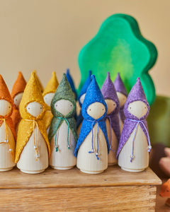 Purple Wooden Gnome