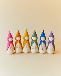 Purple Wooden Gnome