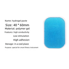 EMS Fitness Gel Pad for Abdominal Muscle Trainer
