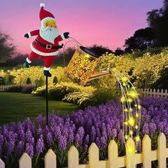 Solar-Powered Santa Yard Light
