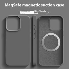 Magnetic Liquid Silicone iPhone Case