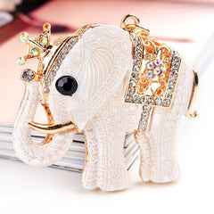 Elephant-Shaped Alloy Keychain for Ladies' Gifts