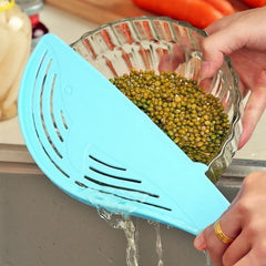 Whale-Shaped Kitchen Strainer Rack 30x7.7cm