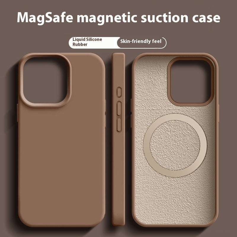 Magnetic Liquid Silicone iPhone Case