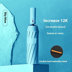 Automatic 24-Bone Oversized Sun Umbrella