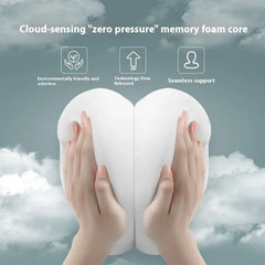 Universal Memory Foam Car Seat Cushion & Headrest Pillow
