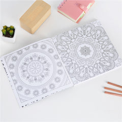 Korean Zen Mandalas Adult Coloring Book for Relaxation