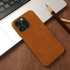 Crazy Horse Leather iPhone Case