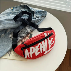 Trendy Large-Capacity Sports Waist Bag for All Ages