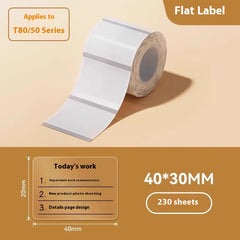 Transparent Waterproof Adhesive Label Sticker