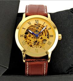 Shenhua Men's Fashion Swiss Hollow Automatic Watch