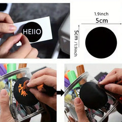 120pcs Erasable Chalkboard Labels with Pen for Jars