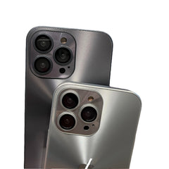 iPhone CD-Pattern Metal Lens Case w/ Protector