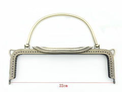 22cm Square Embossed Clutch Frame with Handles